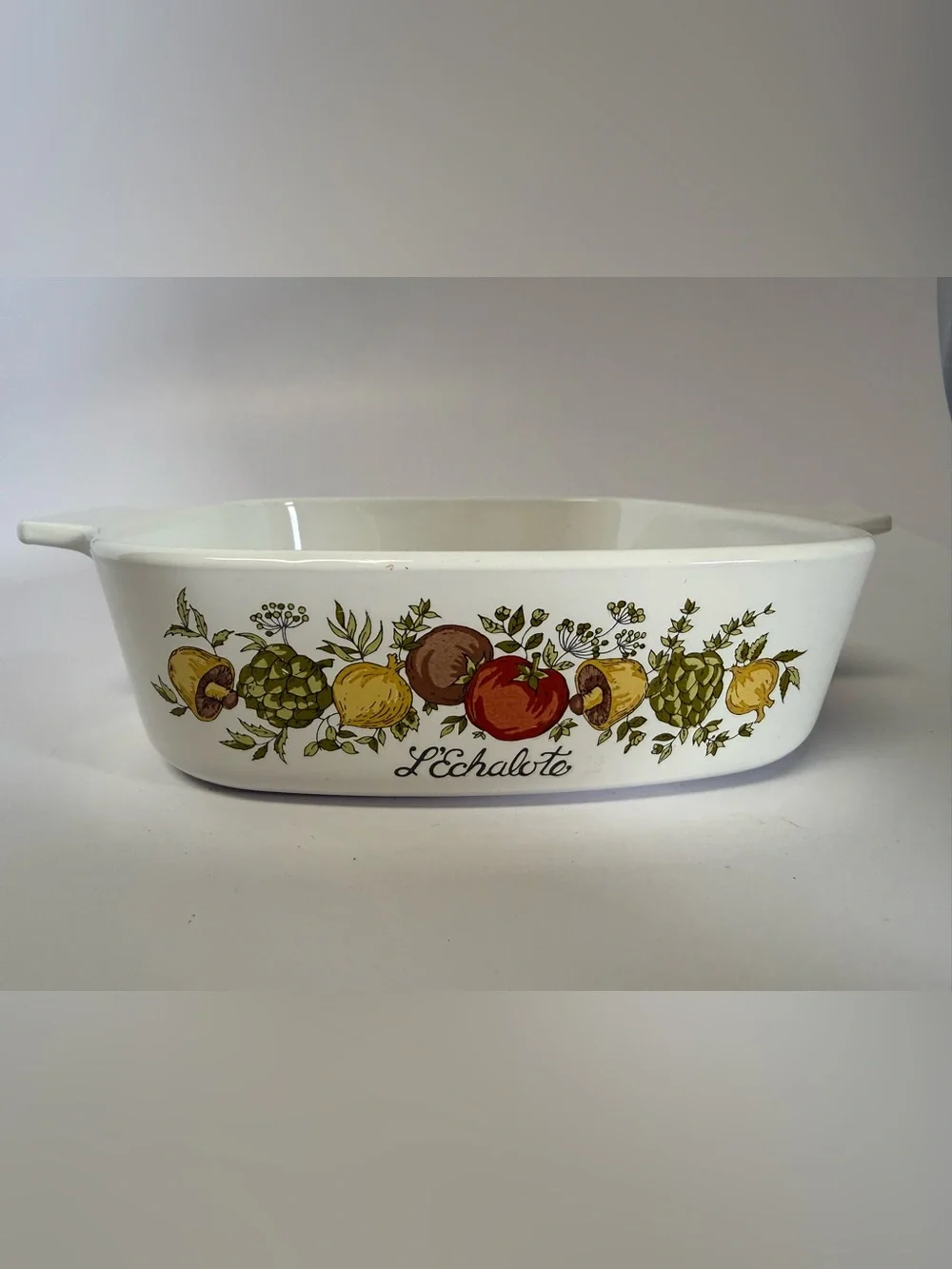 Vintage Corning Ware Spice of Life A-1-B 1Quart Square Casserole